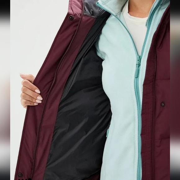 EUC Helly Hansen Adore Puffy Parker. Wine/Burgandy XL. - Picture 3 of 13